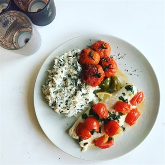 Recept: Witvis met tomaatjes