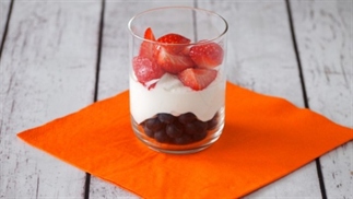 Rood-wit-blauwe Koningsdag Triffle