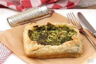 Smullen van spinazietaart