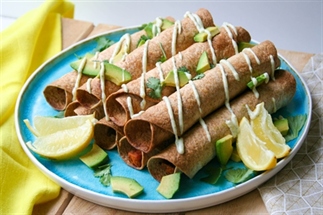 Taquito's met zoete aardappel