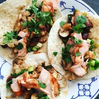 Wijnspijs: Oosterse zalm wraps