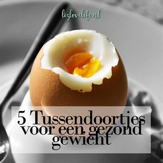 5 Tussendoortjes voor een gezond gewicht