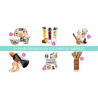6x moederdagcadeau voor in de keuken