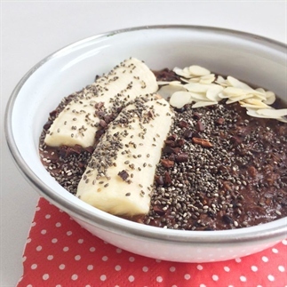 Choco havermout met banaan