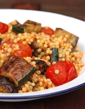Couscous met gegrilde groente