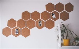 DIY: Geometrisch prikbord