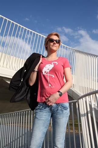 Flamingo T-shirt voor de zomer :)