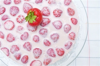 Frisse aardbeienyoghurttaart ♥