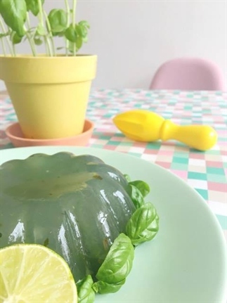 Frisse Limoenjelly met Basilicum