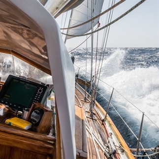 Gevangen op de Atlantische Oceaan