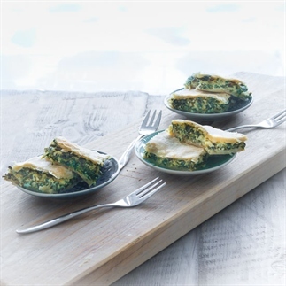 KATMER PIE MET SPINAZIE EN RICOTTA VULLING