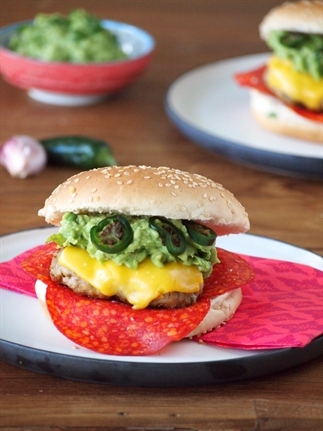 Mexicaanse kipburgers