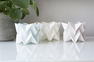Origami waxinelichtjes van papier
