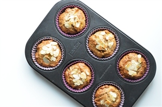Pindakaas-banaan muffins