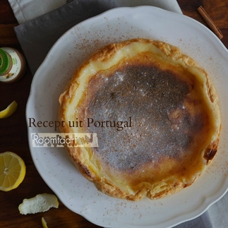 Taart de Pastéis de nata / Roomtaart