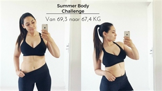 Van 69,3 naar 67,4 kilo in een week