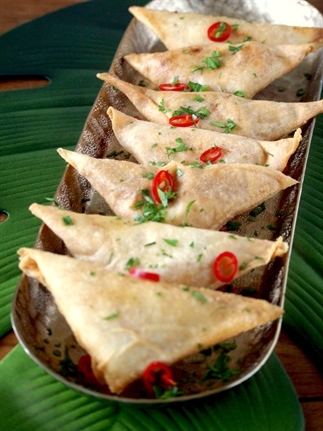 Zoete aardappel Samosa’s