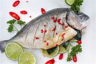 Dorade uit de oven