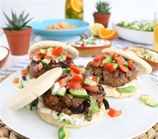 Griekse lamsburger
