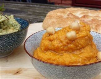 Pompoen Hummus