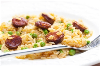 Risotto met chorizo