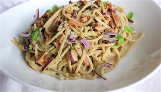 Spaghetti carbonara - vegan
