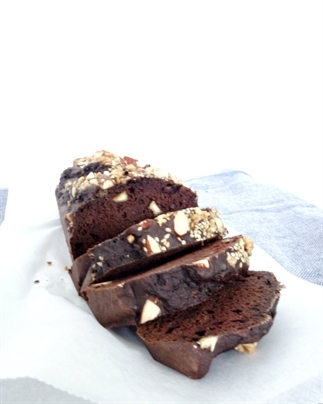 Speciale chocolade bananenbrood
