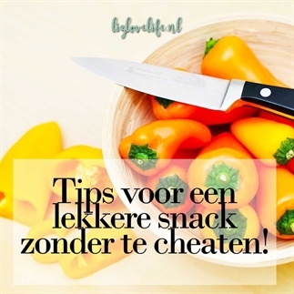 Tips voor een lekkere snack zonder te cheaten!
