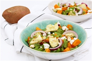 Zoete aardappel salade