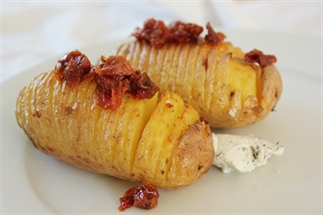 Aardappel slices uit de oven