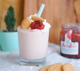 Aardbeien Cheesecake Milkshake