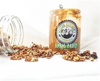 Bananen granola met Mister kitchen’s pindakaas