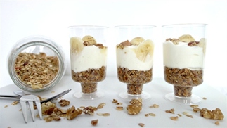Bananenbrood granola + ontbijtrecept