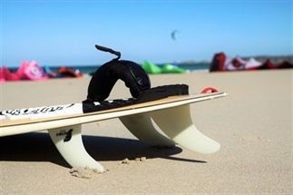 Kitesurfen is helemaal hot!