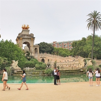 Met m'n jetlag in Barcelon