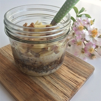 Overnight appeltaart oats
