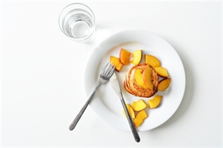 Pannenkoekjes met yoghurt