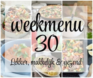 Weekmenu 30