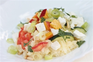 Zomerse couscous salade