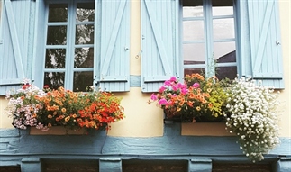 Het idee van de Ville Fleurie in Frankrijk