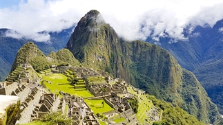 Machu Picchu in Peru in een 360 graden video