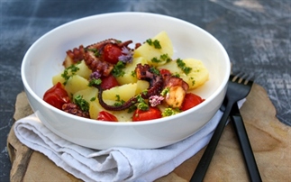 Octopus salade