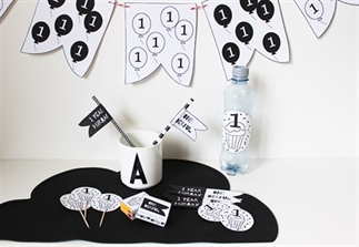 Printbare versiering voor een kinderfeestje