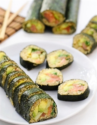Quinoa sushi rolls