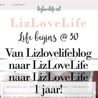 Van Lizlovelifeblog naar Lizlovelife naar