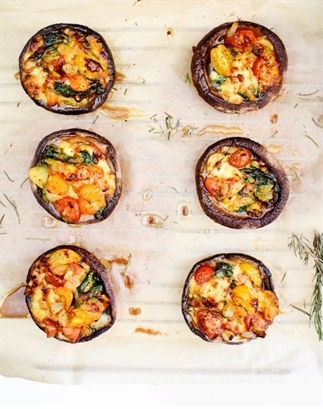 VEGETARISCH GEVULDE PORTOBELLO'S