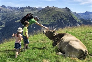 Wandelen in Montafon met kinderen naar Alpe Nova