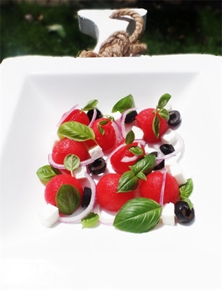 Watermeloen met feta salade - Geniet van de zomer!
