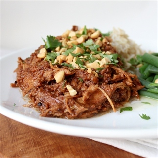 Kip saté uit de Slow Cooker