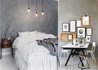 Trend: Geef je muur een betonlook